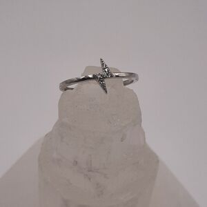 R853 Sterling Silver Harry Potter Lightning Bolt Ring - Charmed Aroma